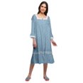 thumbnail image 1 of Moomaya Chemise de Nuit Évasée en Coton pour Femmes, 1 of 6