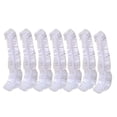 thumbnail image 1 of Vaidha 100pcs Clear Disposable Plastic Shower Bath Caps for spa Hair Salon WH, 1 of 4