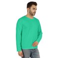 thumbnail image 2 of Inkmeso Men's Long Sleeve Cotton Basic Shirt Lightweight Solid T-Shirts, 2 of 7