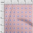 thumbnail image 2 of oneOone Cotton Poplin Light Pink Fabric Asian Ikat Craft Projects Decor Fabric Printed By The Yard 42 Inch Wide, 2 of 4