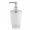 white, variant on Peahefy 4Pcs/Set Bathroom Suit Accessories Includes Cup Toothbrush Holder Soap Dish Dispenser, Bathroom Suit Set, Soap Dispenser