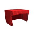 thumbnail image 1 of LA Linen TCpop-OB-fit-48x24x30-RedP98 1,42 lbs Dos Ouvert Polyester Nappe Équipée & 44; Rouge, 1 of 4