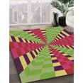 thumbnail image 3 of Ahgly Tapis Rectangulaire Lavable en Machine Intérieur Transitionnel Vert Pistache, 2 Pieds x 3 Pieds, 3 of 7