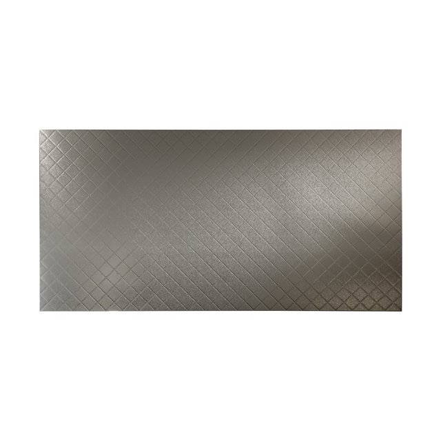 Fasade Quilted Galvanized Steel Wall Panel 4' x 8'