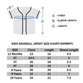 thumbnail image 2 of TOPTIE 2 Pack Kids Baseball Jersey Boy's Button Down Sport T Shirts Tops-Red White-10T, 2 of 6
