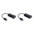 thumbnail image 1 of yingyy PC USB2 .0 Ethernet Adapter Laptop Network Card USB Lan Network Adapter USB to 10/100 Mbps black 2Set, 1 of 6