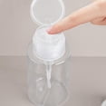 thumbnail image 3 of MVRLSH Clearance Storage Containers Push Down Empty Lockable Dispenser Bottle For Alcohol Nail Polish Remover & Makeup Remover, 3 of 8