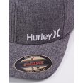 thumbnail image 2 of Hurley Men's Baseball Cap - Corp Stretch Fitted Hat, Size Small-Medium, Light Grey, 2 of 6