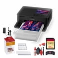 thumbnail image 1 of Canon SELPHY CP1500 Compact Photo Printer (Black) (5539C001) + RP-108 Color Ink and Paper Set + 64GB Memory Card + Cleaning Kit + More(International Model), 1 of 7