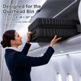 thumbnail image 3 of Jetstream 2-Piece Hardside Luggage Set, 20/28 in, with 3 Packing Cubes, Black, 3 of 13