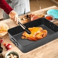 thumbnail image 1 of Baking Tray Rectangular Baking Tray Roast Chicken Tray Multi-purpose High Body Double Ear Baking Tray Eggs, 1 of 9