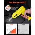 thumbnail image 2 of VEVOR Plastic Welder 220W Plastic Welder Gun Kit with 800 Staples & 56 Rods, 2 of 9