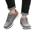 thumbnail image 2 of XZNGL Chaussures de Course Lacets de Chaussures pour Espadrilles Hommes Mode Décontractée à Lacets Cuir Sport Chaussures de Course Respirantes Espadrilles, 2 of 8