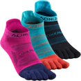 thumbnail image 1 of AONIJIE Coolmax Toe Socks for Men Finger Athletic Running Ankle Socks Quick Dry,3 Pairs, 1 of 6
