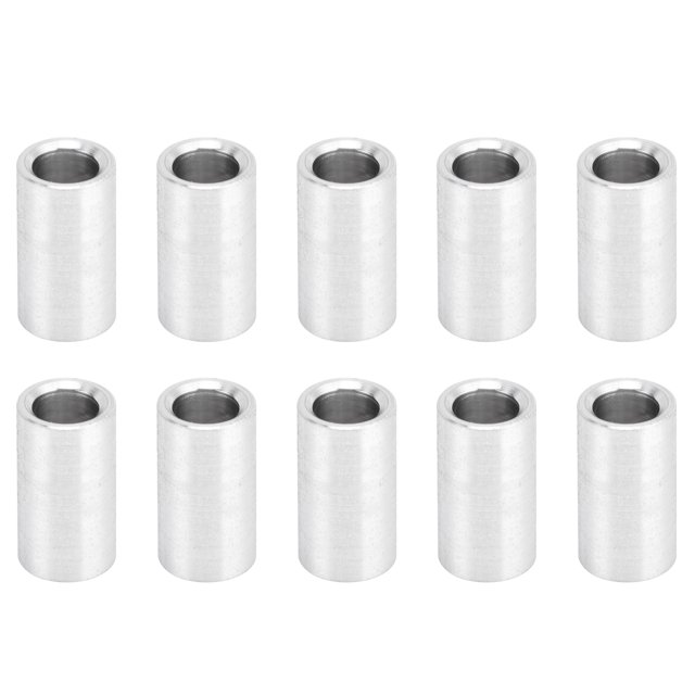 LYUMO Entretoise en Alliage d'Aluminium, OD 6mm ID 4mm Entretoise Ronde pour Connexion de Pièce