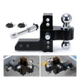 thumbnail image 2 of Adjustable Trailer Hitch 2" Receiver 6" Drop/Rise Drop Hitch 12500 LBS GTW Ball Mount 2" 2-5/16" Dual Towing Ball Double Locks ,Dependable Strength, 2 of 6