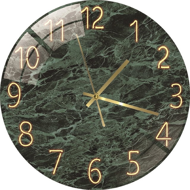 Japceit Digital Wall Clock Acrylic Mute Creative Clock for Home Decor