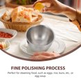 thumbnail image 2 of Shisuyan Egg Bowl Stainless Steel 1Set 5.1X5.1X2.8In, 2 of 8