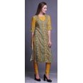thumbnail image 3 of Bimba Kurti Droite Décontractée Imprimée Haut à Manches 3/4 Longue Kurta Robe pour Femmes, 3 of 6