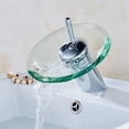 thumbnail image 3 of WIFKLSIIPG All Copper Basin Countertop Basin Glass Faucet Hot and Cold Glass Single Handle Bathroom Creative Stainless Steel Faucet, 3 of 5
