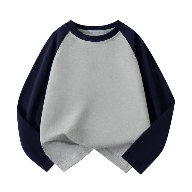 Chandails à Manches Longues Raglan pour Tout-Petits, Enfants, Bébés Filles et Garçons, T-Shirt de Baseball, Hauts