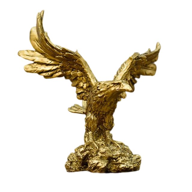 jifeng Sculpture d'Aigle Moderne Ornement de Collection Artisanat Figurine d'Animal Décorative pour Petit