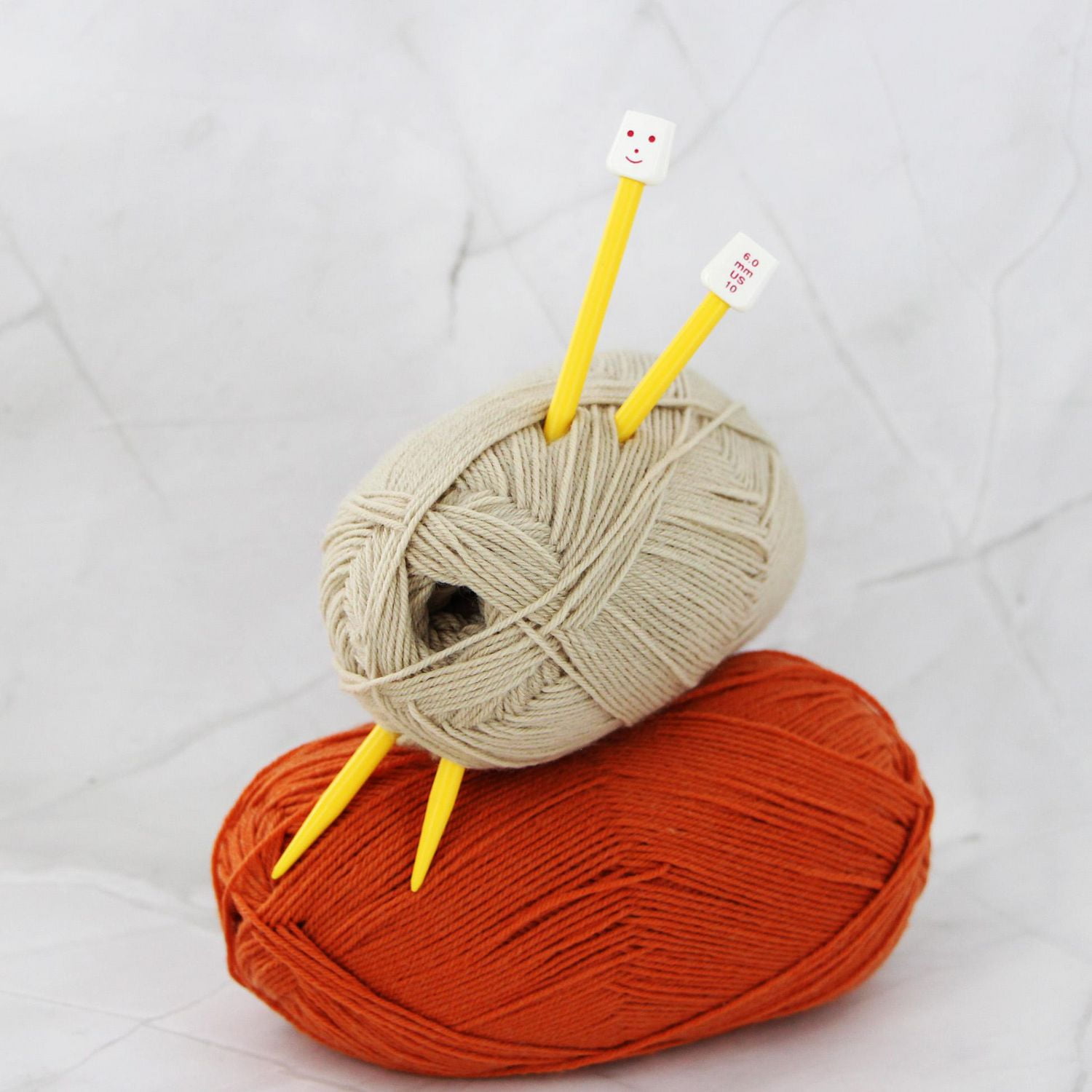 LOVE KNITTING Kids’ Single-Point Needles, 18 cm (7 in), 6 mm (0.24 in)