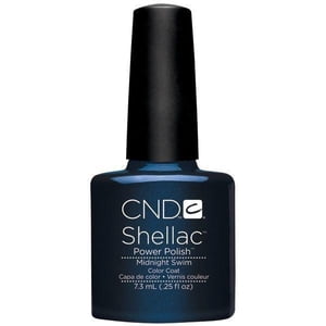 CND Creative Conception des ongles SHELLAC Gel polonais .25oz/7.3mL - Midnight Nage