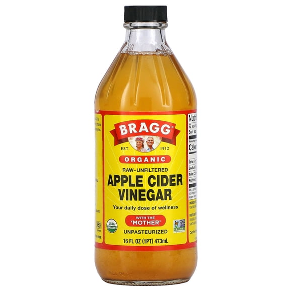 Bragg Vinegar Apple Cider Unf Org, Case of 12 X 16 Oz