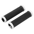 thumbnail image 4 of Bike Handlebar Grips, Handlebar Grips Shock Absorption Aluminum Alloy Locking Ring  for Long Term Riding White,Silver,Gold, 4 of 7