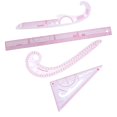 thumbnail image 4 of French Curve Ruler Curve Rulers Tailors Ruler Sewing Tools for Pattern Maker 4pcs, 4 of 8