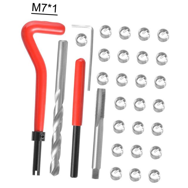 Outil de Thread, Outil de Bobine M4 M7 M11 Voiture M7 M9 M11 M4 M7 M9 Kit M4 30 Pcs Kit Buzhi Outil de Bobine M7*1 M9 M11 Voiture Qisuo Outil 30 Pcs Huiop