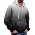 thumbnail image 1 of LIaqionyy Mens Hoodies Sweatshirts Casual Drawstring Pullover Long Sleeve Sweatshirt Tops with Pockets, 1 of 5