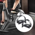 thumbnail image 3 of pitrice Exercise Bike Bicycle Pedals with Adjustable with straps replacement for Straps Short 14mm spindle, 3 of 9