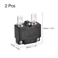 thumbnail image 2 of Unique Bargains Circuit Overload Protector 30A AC125/250V DC32V Automatic Reset Thermal Circuit Breaker 2pcs, 2 of 5