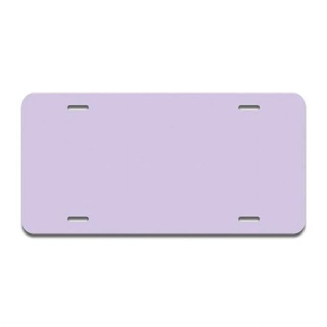 SignMission A-LP-03-516 Plaque d'Immatriculation en Aluminium - Lilas Uni