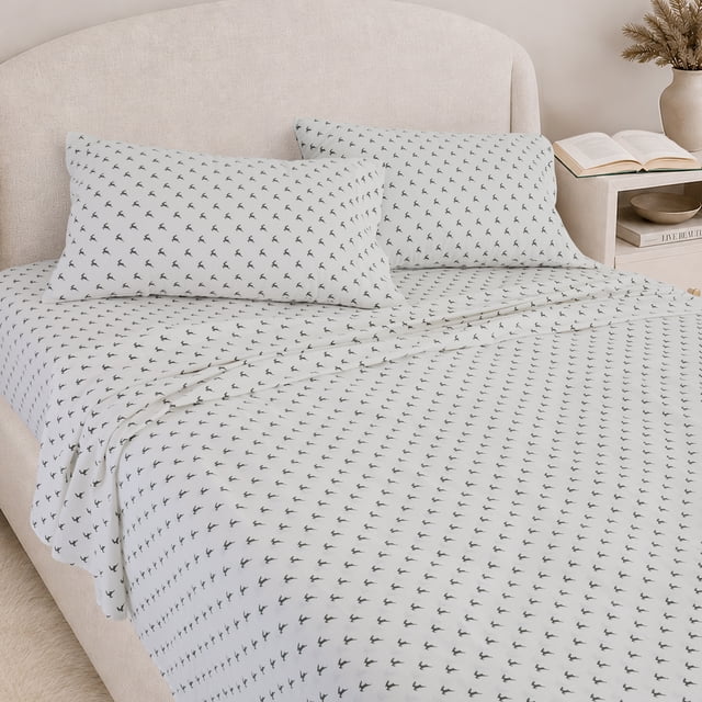 Holiday Time King Flannel Sheet Set