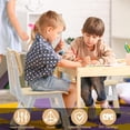 thumbnail image 4 of Bingirl Techigher Adj Chair 2Pcs Set 3 Level H Adj Toddler Chairs For Ages 2 To 8 Stackable Lightweight Non Slip Foot Covers Ergonomic Support Durable Polypropylene For Home, 4 of 6