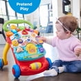 thumbnail image 4 of VTech Stroll & Discover Activity Walker, Red, Grow with Me Baby & Toddler Toy - English Version, 9-36 months, 4 of 17