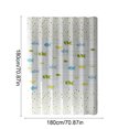 thumbnail image 4 of Sentmoon Bathroom Shower Curtain Bathroom Thickened Shower Curtain Waterproof Shower Curtain Rod Suit Waterproof Cloth Punch-free Bathroom Partition Curtain for Bathroom and Shower, 4 of 7