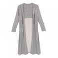 thumbnail image 3 of Women‘s Maxi Cardigan – Casual Long Flowy Open Front Floor Length Drape Lightweight Duster Sweater, 3 of 4