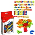 thumbnail image 2 of Magnetic Alphabet Magnets Letters Numbers Symbols Toy Set ABC 123 Fridge Plastic Toy Early Educational Toys, 2 of 5