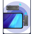 thumbnail image 4 of CDLYDCA K90 Microphone Lavalier Sans Fil Réduction de Bruit pour iPhone/iPad Type-C Téléphone Android Youtuber Live Mini Micro, 4 of 8