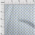 thumbnail image 2 of oneOone Viscose Chiffon Sky Blue Fabric Floral Sewing Material Print Fabric By The Yard 42 Inch Wide, 2 of 5