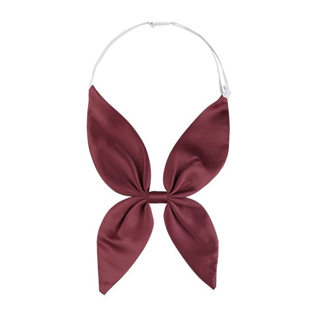 INSPIRE CHIC Robe de Marin pour Femme Pré-Nouée avec Nœud Papillon Nœud Papillon Déco Rouge Foncé Taille Unique