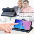 thumbnail image 4 of Case for Samsung Galaxy S20 Ultra 5G Cover Leather Wallet Folio Case Book Design Flip Magnetic Closure - Blue, 4 of 5