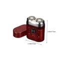thumbnail image 3 of EGNMCR Effortless Shaving Experience With The Portable Mini Transparent Shaver For Men Featuring Dual Rotary Blades Rechargeable And Water Washable Plastic shaver, 3 of 8