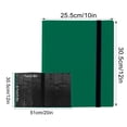 thumbnail image 2 of xaoyunyn 9 Pocket Trading Card Binder with 360 Side Loading Pockets and Elastic Strap for Sports Cards MTG and Baseball Protection, 2 of 7