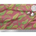 thumbnail image 2 of Soimoi Brown Rayon Fabric Palm Leaves Fabric Prints By Yard 42 Inch Wide, 2 of 3