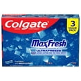thumbnail image 1 of Colgate Max Fresh Toothpaste with Mini Breath Strips, Cool Mint, 3 X 150 mL, 1 of 5